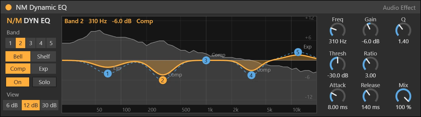 NM Dynamic EQ Max for Live device