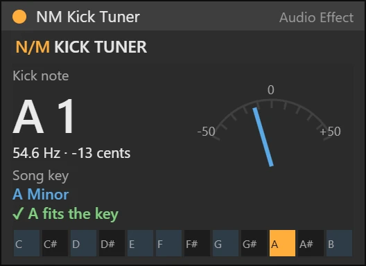 NM Kick Tuner Max for Live device